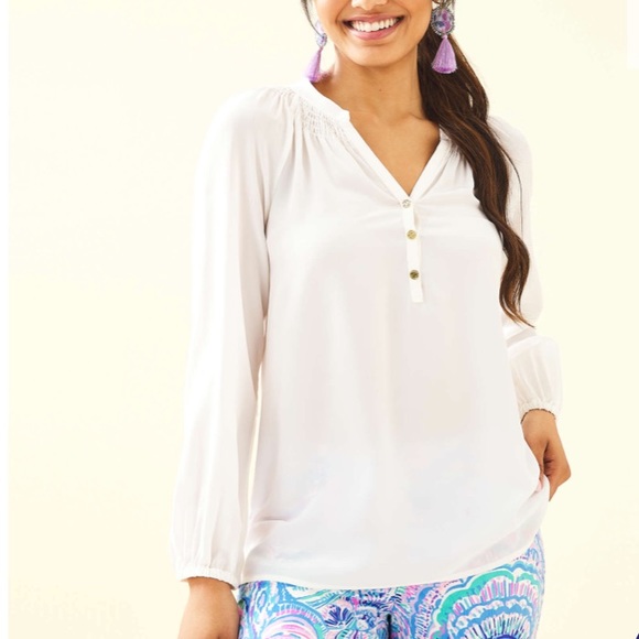 Lilly Pulitzer Tops - Lily Pulitzer Elsa Silk Top